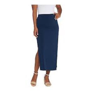 G.I.L.I. Jetsetter Midi Skirt Navy Size SP